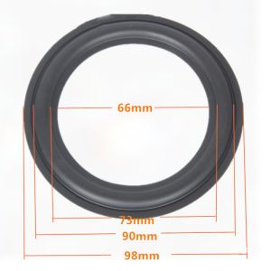 SVSAKZ168 Surround Universal Audio Speaker Subwoofer Rubber Edge Folding Ring Speaker Repair Accessories Speaker Folding Edge Ring Suspension Edge Ring