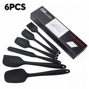 6 Pcs Kitchen baking tool set Silicone oil brush spoon knife Spatulas Kitchenware Bakewares