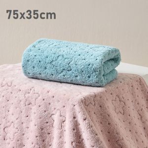 Jacquard Star Coral Fleece Soft Quick-Dry Home Towel LW012