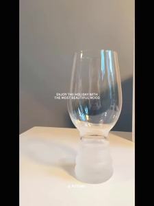 LZD  แก้วเบียร์สร้างสรรค์ แก้วเบียร์เอวแบบหนา แก้วเบียร์สดสำหรับใช้ในบ้าน แก้วเบียร์ขาสั้นความจุสูง