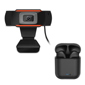 （ฟรีชุดหูฟังบลูทู ธ i7s）Webcam 1080P 30fps Web Cam AF Chức Năng Lấy Nét Tự Động Máy Ảnh Web Với Microphone Máy Ảnh Web Cho PC Usb Camera Webcam Full Hd 1080P Webcam