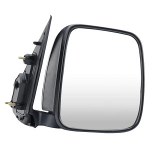 Hi-Ace Side Mirror HiAce Commuter Side View Mirror Toyota Hiace Chrome 2004 - 2018 Commuter DX Black- Manual fold