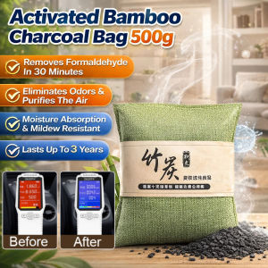 Natural Bamboo Charcoal Bags Activated Odor Eliminator Air Purifier Moisture Absorbent for Home Closet Car Refrigerator Pet Area Deodorizer