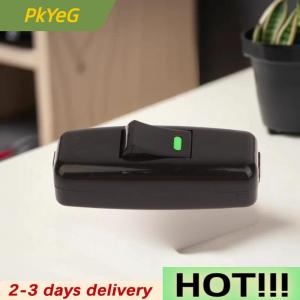 PkYeG 1 5PCS Classic Black Inline On Off Table Lamp Switches Home Light Boat Shape Switch Wires Cable Switches Electrical Accessories