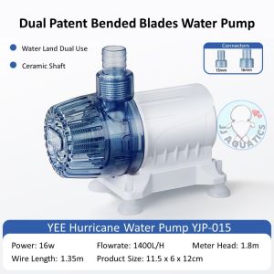 YEE New Technology Hurricane Water Pump Land Water Dual Use Ultra Silent Huge Water Flow High Meter Head