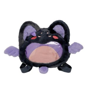 LILI TOY Preppy Style Cute Cat Shoulder Bag Doodle Meow Crossbody Bag Plush Backpack Cute JK Lolita Transparent Pouch Itabag Lady