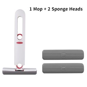 Portable Mini Mop Kitchen Home Sponge Squeeze Mop Cleaning Desk Window Glass Car Cleaner Household Hand-Free Cleaning Tool
