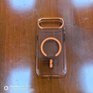 Suitable for 17Pro High Permeability Magnetic Phone Case ipgone17promax/16 Glossy PC Ice Penetration 15 Hard Shell