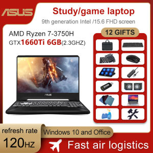 Asus  laptop TUF/ 9th generation processor I5-9300H/I7-9750H /AMD Ryzen 7-3750h 120Hz High refresh rate FHD camera + WiFi + Bluetooth/