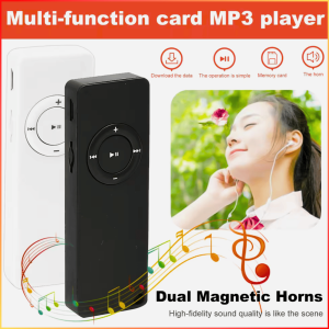 NO LIMIT TaffSTUDIO MP3 Player Mini Pemutaran Musik Walkman Kartu SD Portable Headset USB 80mAh