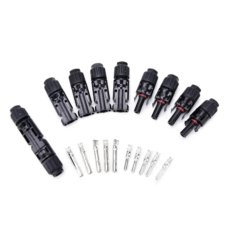20 Pairs Male/Female MC4 Solar Connectors - 30A Waterproof, IP67 Rated For Solar Panels & Off-Grid Systems