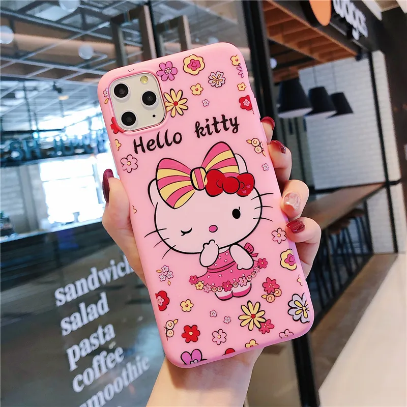 Pink Cartoon For OPPO F9 Realme Pro Realme U1 Casing Cute Hello