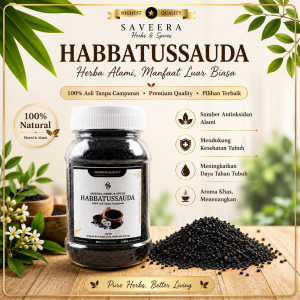 Habbatussauda Biji Jintan Hitam non Bubuk Habbat II Rempah Resep JSR Pilihan Asli Alami