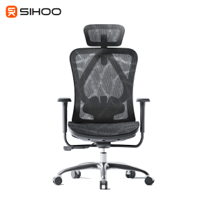 Sihoo M57C Mesh Ergonomic Home Office Chair with Footrest Ergonomic Chair 4D Armrest Study Chair Computer Chairs Office Chair for Home