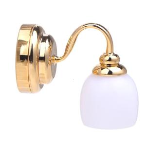 1/12 Dollhouses Wall Lamp LED Miniature Wall Sconce for Dollhouses Home Decoration Bedroom Displaying Accessories