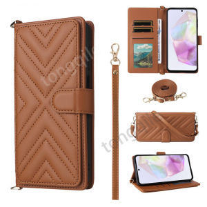 Flip Case For Poco F9 Ultra Pro 5G F9Pro F9Ultra Xiaomi 2026 Leather Phone Cover Casing Card Slot Wallet Stand Holder Soft TPU Edge Shockproof Bumper Lanyard Cross Rope