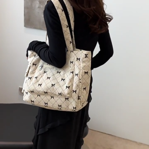 Fashionable Corduroy Shoulder Bag Handbags For Women Large Capacity Casual Handbag Perfect For Beach And Everyday Use