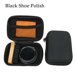 Shoe Polishing Set Leather Boot Care Tool Boots Maintenance Cleaning Kit With Bag For Travel
