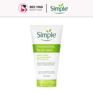 100% Original - Simple Kind to Skin Moisturising Face Wash 150ml (Normal to Dry Skin)