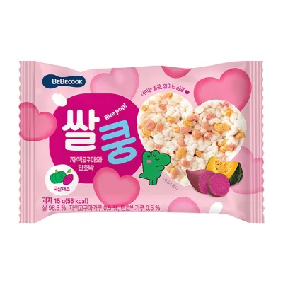 BebeCook King Rice Puff (Sweet Potato & Pumpkin)