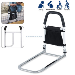 Bed Rails for Elderly Adults Safety Bed Assist Rail for Seniors with Storage Bag Fall Prevention Bed Rail for Pregnant Disabled
