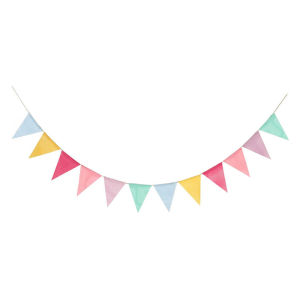 4M Colorful Flags DIY Triangle Flag Festival Party Triangle Banner Decor for Carnival Wedding Party