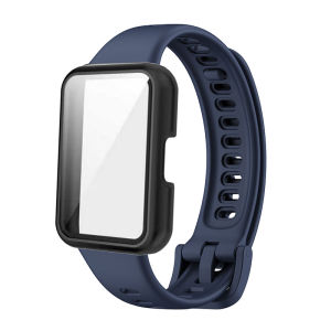 Dây đeo silicon thể thao + Vỏ kính cho Huawei Band 11 11Pro Vòng đeo tay ban đầu