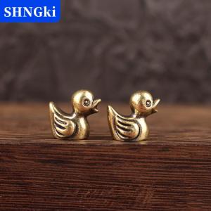 [COD] 🔥🔥🔥SHNGki Hai bức tượng vịt bằng đồng Bộ trà thủ công trang trí Bàn cà phê theo chủ đề vật nuôi đồ trang trí Vịt Dễ Thương và quà tặng