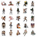 50 PCS GAYA serangan anime terhadap titan LUCU stiker untuk Buku Tempel/Buku Harian/HP/Dekorasi Laptop/Sticker Helm Tahan Air Vinil/Stiker Tablet Ponsel stiker tahan air berperekat. 
