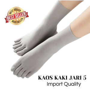 Kaos Kaki Wanita Jari Bahan Stocking Tipis Strech Kaus Kaki 5 Jari Terpisah Import Premium Diatas Mata Kaki
