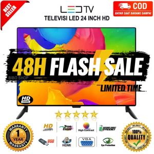 NEW STAR3 - DIGITAL TV LED TELEVISI 24 inch HD Support USB HDMI Bisa buat Monitor CCTVPC DLL