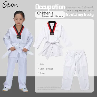 High Quality WTF Taekwondo Dobok Clothes Children Adult Karate Suit Taekwondo Uniform Karate Clothes Pure Cotton