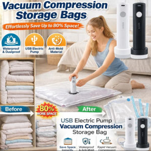 [Usb Electric Pump] Vacuum Compression Storage Bag Moisture Proof Mold Proof Dust Proof Travel Organizers Vacuum Compression Storage Bags