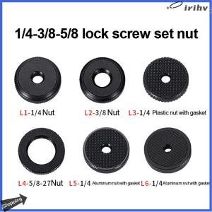 【jianzhanqinl】 Camera Screw 1 4 3 8 5 8 Inch Nut Photography Accessories Hot Shoe Seat Lock Knob Flash Stand Mount Adapter For Dslr Tripod Selfie Stick