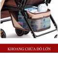 xe đẩy em bé 2 chiều đa năng phiên bản cao cấp nhiều tư thế nằm ngồi, có khay cho bé tập ăn tiện lợi , chất liệu thoáng mát, bánh xe có giảm sóc, khóa đai an toàn, có thể gấp gọn bảo hành 2 năm lỗi đổi mới trong 7 ngày đầu. 
