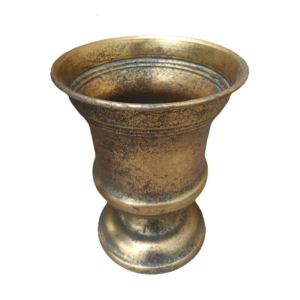 Antique Metal Planter Bucket Handcraft Iron Artwork Flower Pot For Home Garden Decors And Dried Flower Arrangement Use