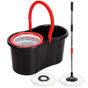 360 Spin Mop Alat Pel Lantai Rumah Otomatis Tanpa Peras Terbaru 1 Set Murah 2 in 1 Praktis Multifungsi Serbaguna Viral Tiktok Promo