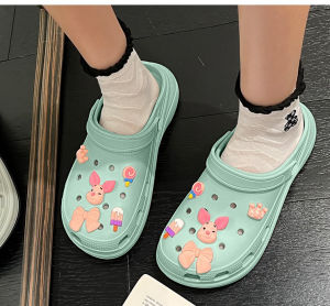 LKfashion นิวส์ รองเท้าแตะรัดส้น รองเท้าแฟชั่นหัวโต⚡️ ติดตุ๊กตาแบบมาเต็ม พื้นนิ่มใส่สบาย ต้องตำแล้วมั้ย💞