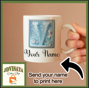 Personalized Queen Elsa Ceramic Mug for Coffee Lovers - Custom Name Mug - Reusable and Washable Cup - Perfect Gift Idea (1pc) - Drinkware Drink
