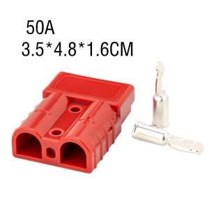 1pcs Anderson Plug Power Connector 50A 600V Power Quick Connector for Trailer Electric Fork Vehicle