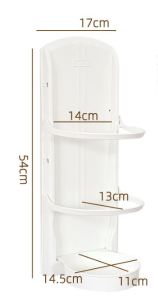 Yoga Mat Storage Artifacts Non-perforated Entryway Cabinet Side Wall Mounted Shelf Finishing Basket Long Handle Umbrella