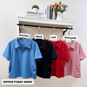 ZIPPER TERRY SHIRT