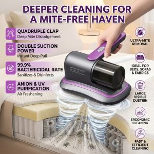 Household mite handheld high power mite vacuum cleaner trument