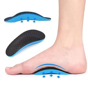 2-Pack Arch Support Insoles EVA Flat Foot Correctors Orthotic Insoles High-Elasticity Foam Orthotic Pads