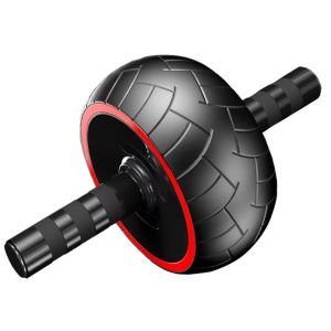 FUJIN Single-wheel Abdominal Workout Roller Ergonomic Grip Strong Load Bearing Abdominal Exercise Wheel Strength Exercise Non-slip Ab Roller Wheel Fitness Training