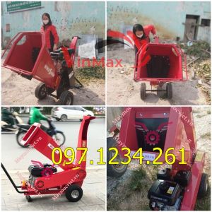 Máy băm nhỏ các loại cành cây MT70 dùng làm phân mùn tại Bắc Ninh