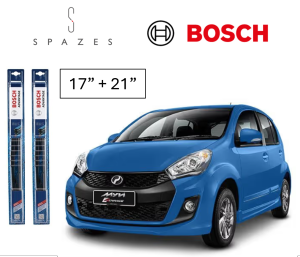 Bosch Myvi Wiper U Hook 17"+21" Myvi lagi best Wiper (1 set) Bosch Advantage 21"/17" Myvi Lagi Best