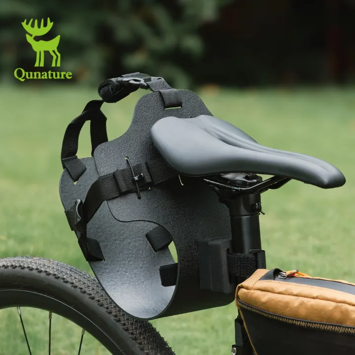 Qunature Bicycle Tailbag Extension Bracket Adjustable Stable MTB Road Bike  Travel Bag Holder Waterproof Quick Release Cycling Saddle Bag Mount