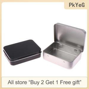 [COD] PkYeG Tool 1PC Frosted Household Iron Storage Box Metal Box Tin Plated Container Empty Hinged Lid Small Empty Storage Box