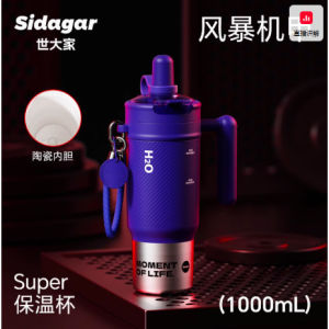 Sidagar Ice Master Cup Cold Insulation Thermos Cup Portable Straw Cup Large Capacity Stainless Steel Car Office Water Cup Men Women Gifts